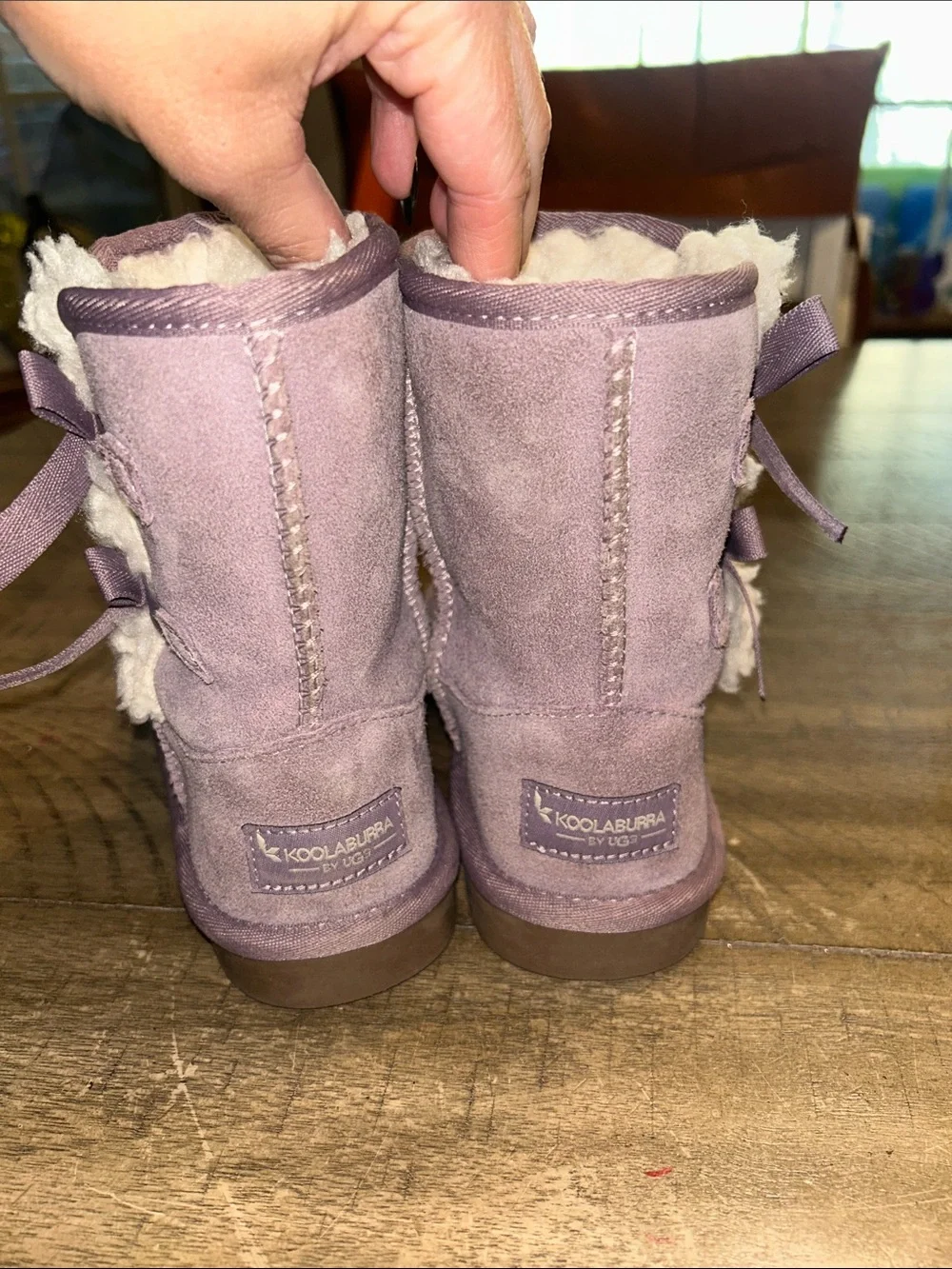 Ugg Koolaburra purple boots size 12